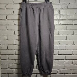 Comfrt Good Days Ahead Sweatpants Gray Fleece Joggers XL RN170537